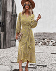 Printed midi dress