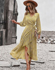 Printed midi dress
