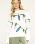 Xmas lights sweater