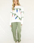 Xmas lights sweater