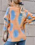 Pattern Drop Shoulder Sweater