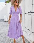 Open back midi dress