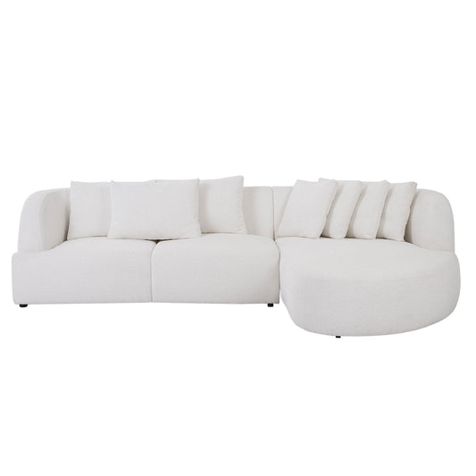 Boucle sofa, Modular Sectional Couch