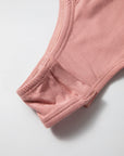 Fuchsia Elegant V-Neck Long Sleeve Casual Bodysuit