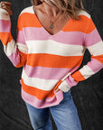 Laylani Stripe Casual Sweater