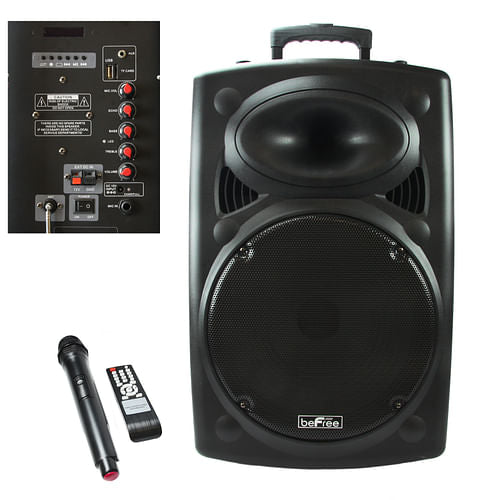 Sound 15 Inch Bluetooth Powered Portable Party Speaker