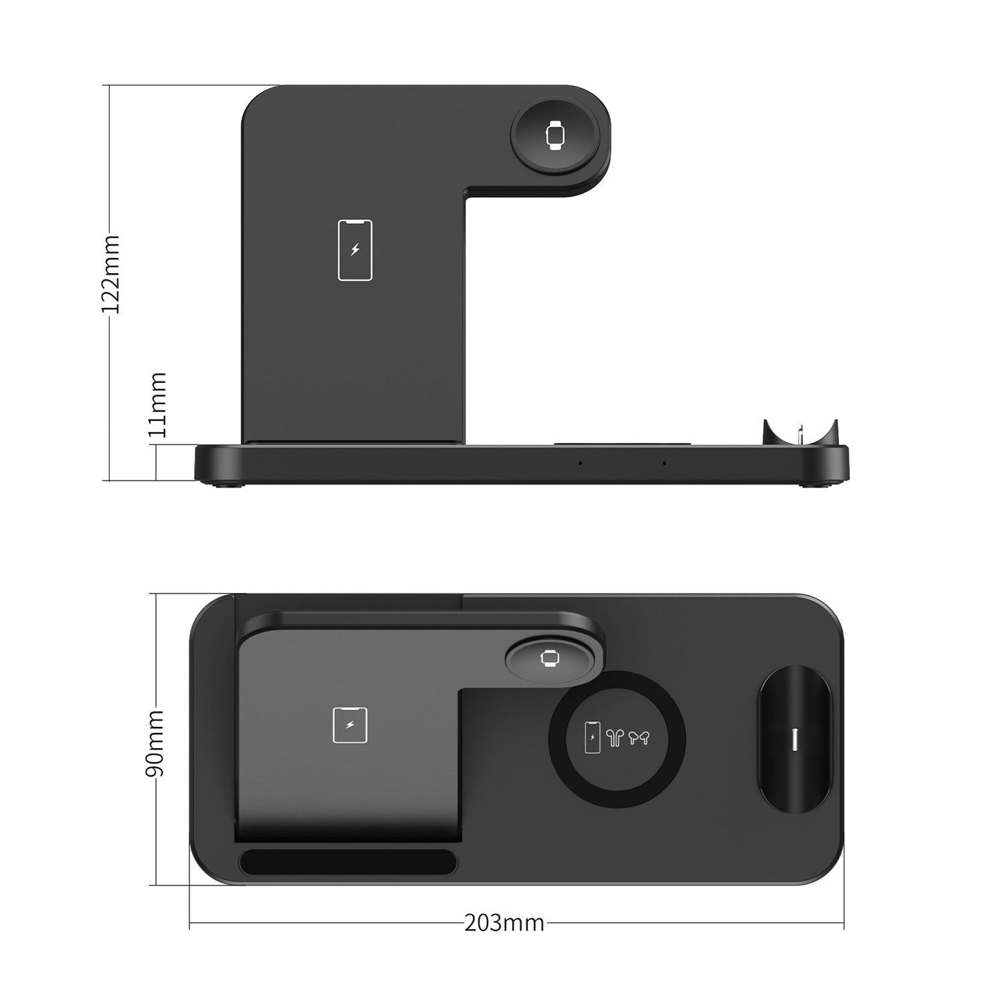 Wireless Charging Station For iPhone and Samsung phone