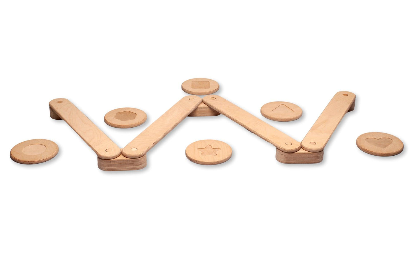 Montessori Balance Beam and Stepping Stones Set