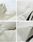 Mens Stand Collar Puffer Jacket