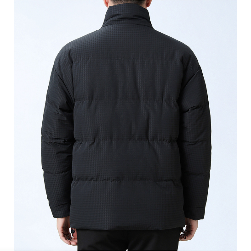 Houndstooth Puffer Jacket