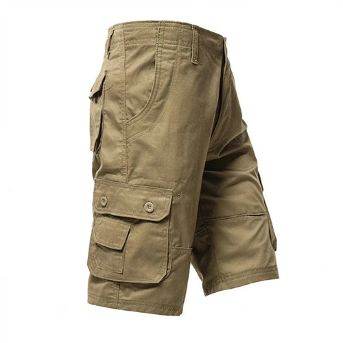 Mens Casual Cargo Shorts with Side Pockets