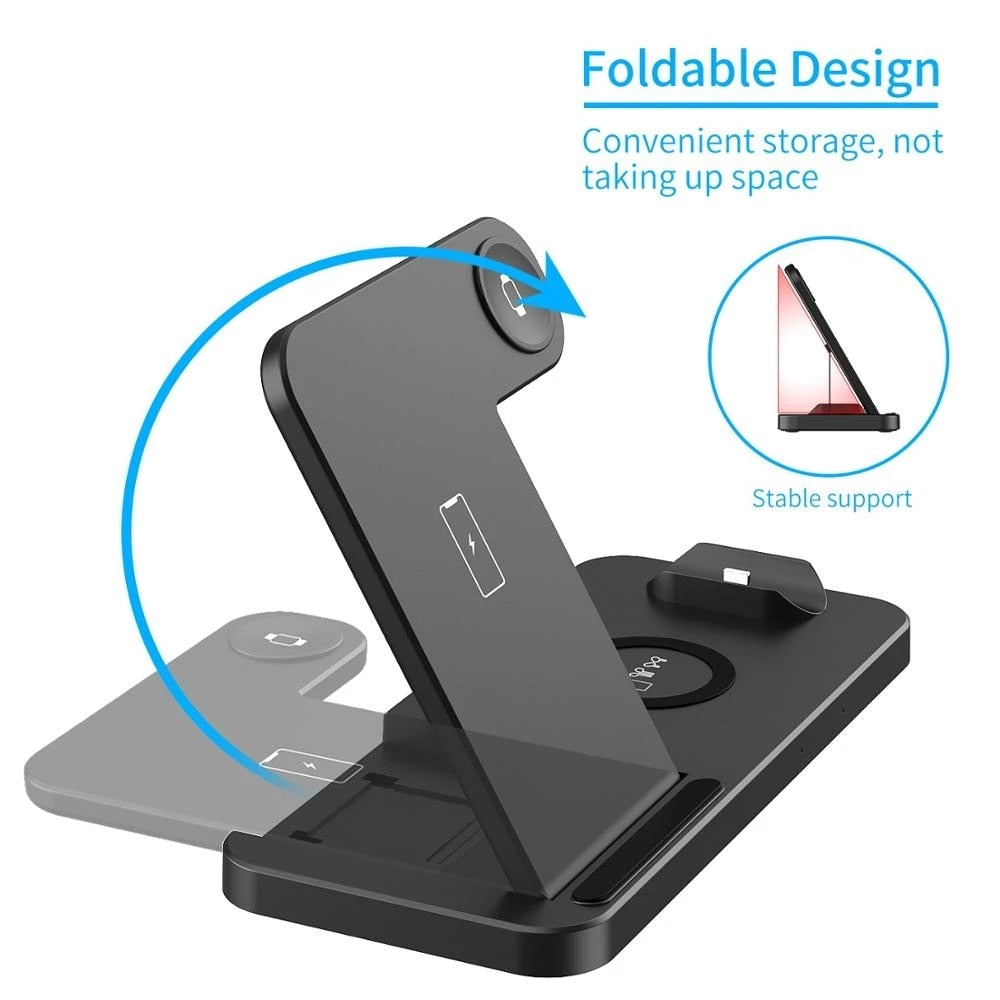 Wireless Charging Station For iPhone and Samsung phone