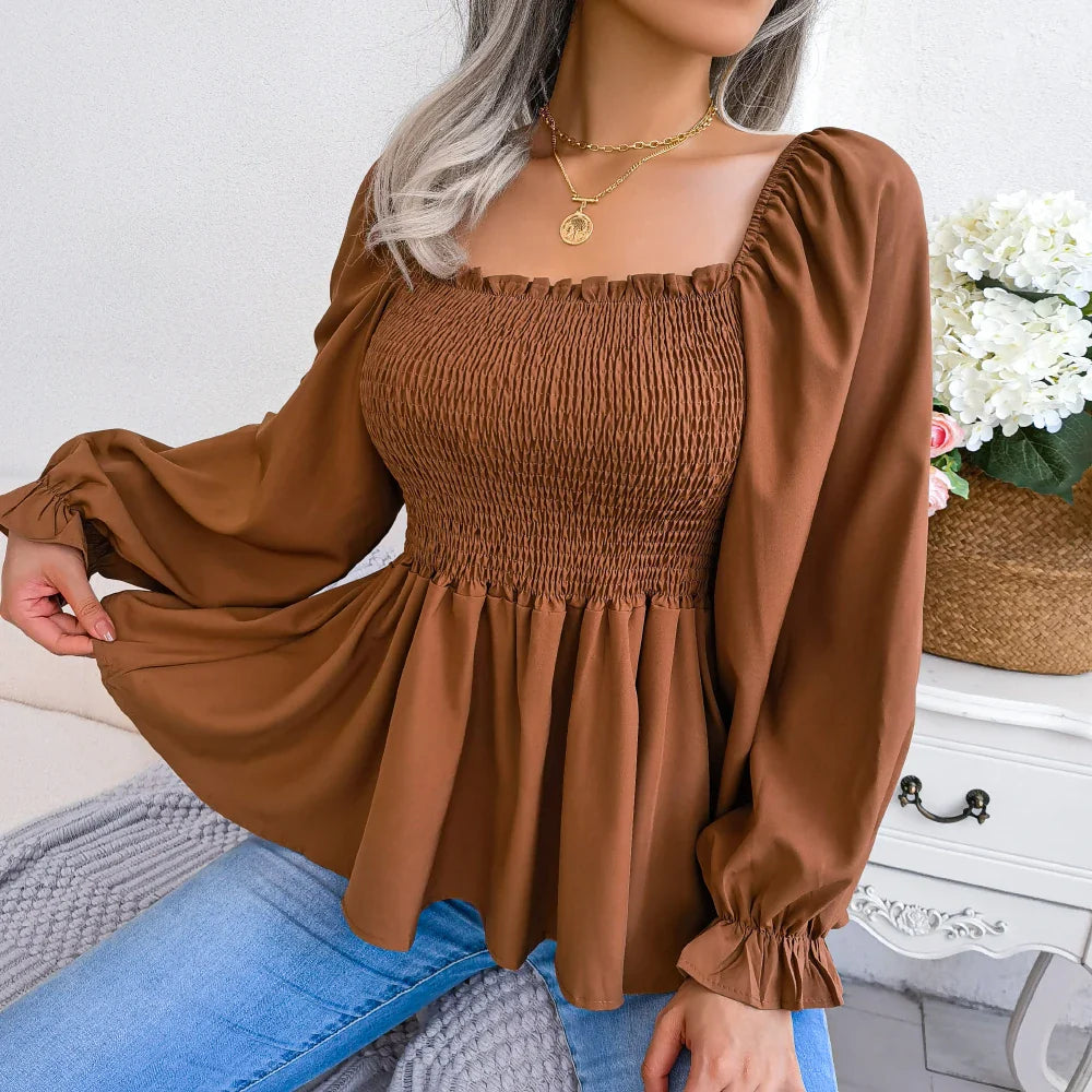 Loose Fit Chiffon Blouse