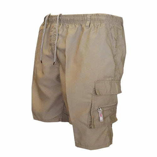 Casual Elastic Waist Shorts