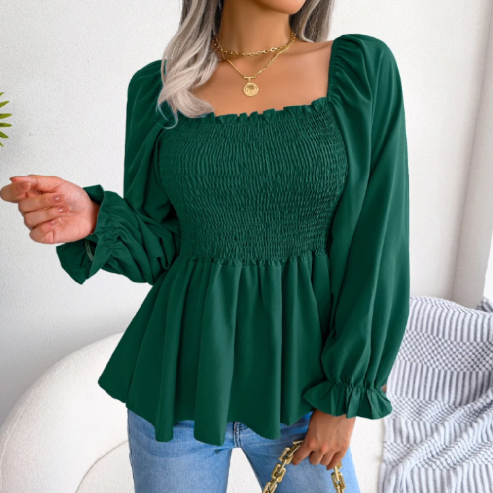 Loose Fit Chiffon Blouse