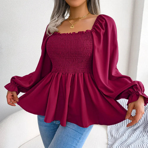 Loose Fit Chiffon Blouse