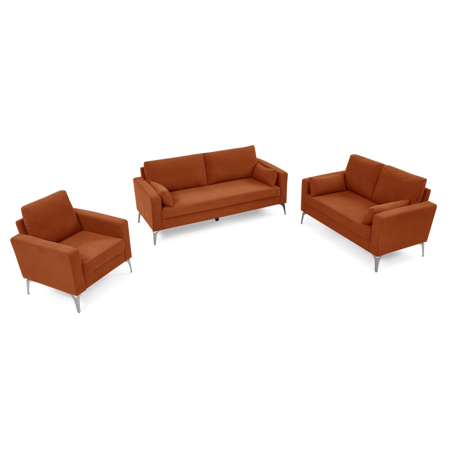 3 Piece Living Room Sofa Set