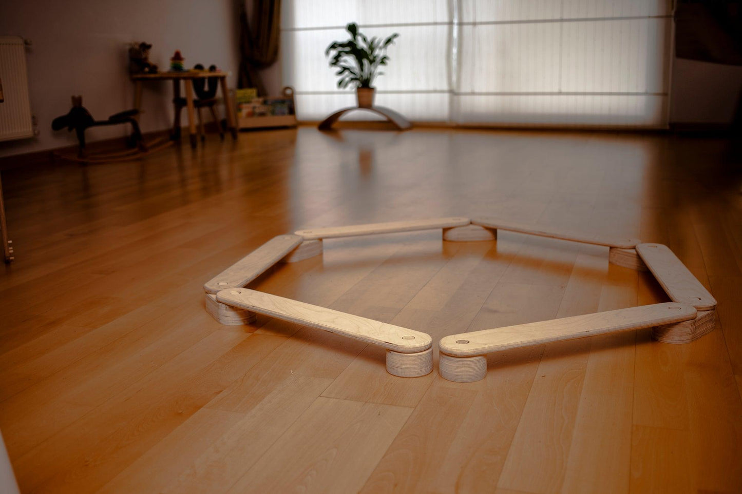 Montessori Balance Beam and Stepping Stones Set