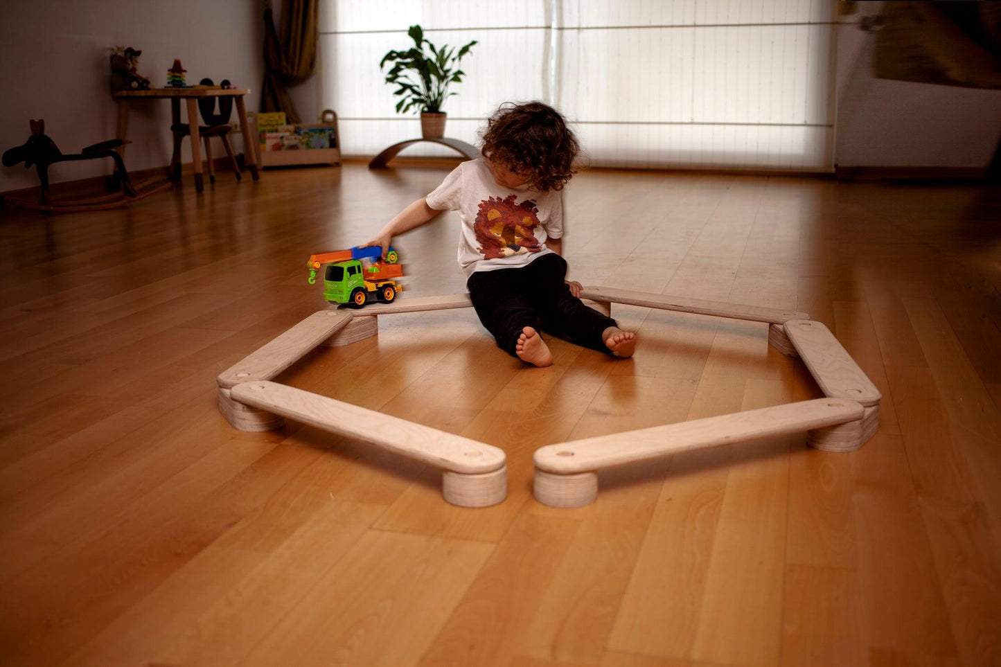 Montessori Balance Beam and Stepping Stones Set