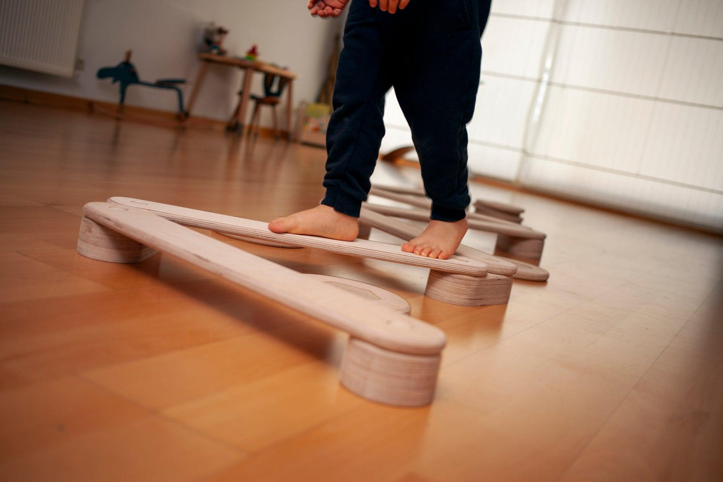 Montessori Balance Beam and Stepping Stones Set