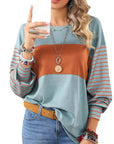 Long Sleeve Pullover - Striped Basice T-shirt
