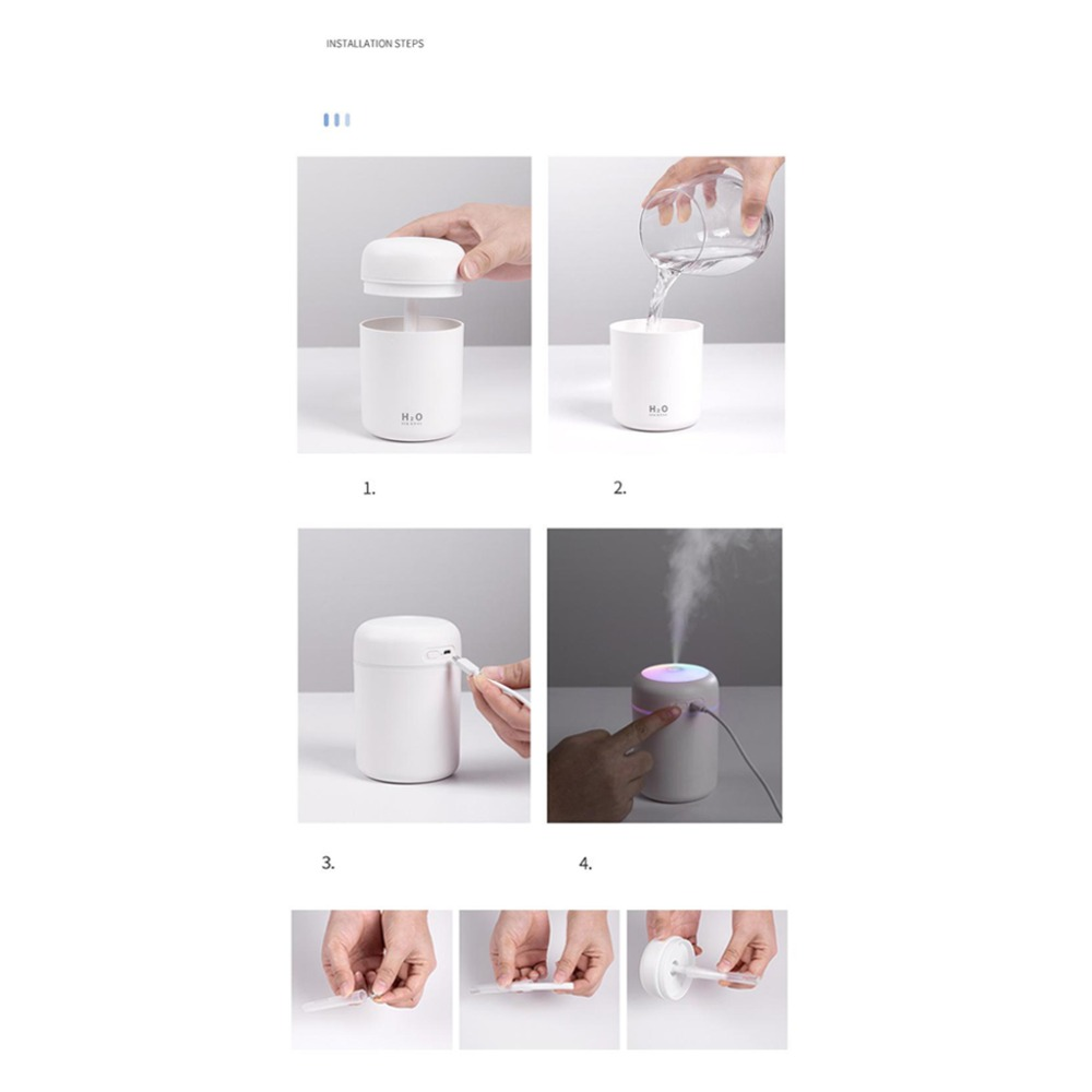 Portable Air Humidifier - Essential Oil Diffuser