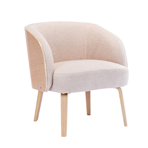 Lamb-hair Acent Chair Upholstered Chair