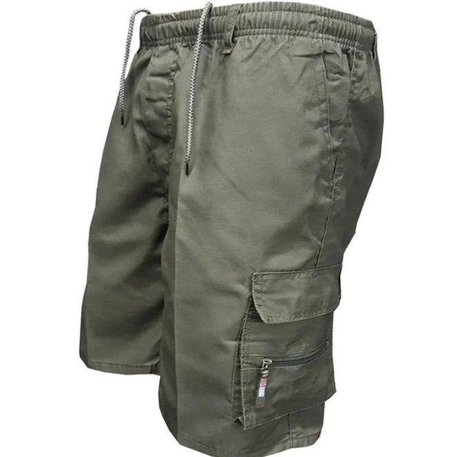 Casual Elastic Waist Shorts