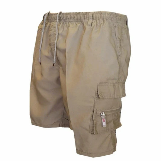 Casual Elastic Waist Shorts