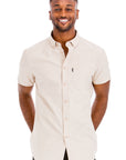 Off-White Short Sleeve Button Down Shirt