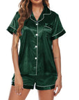 Women's Silk Satin Pajamas and Loungewear PJ Set-Mothers Day Gifts