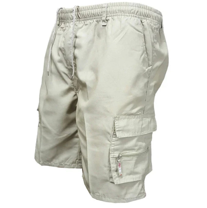 Casual Elastic Waist Shorts