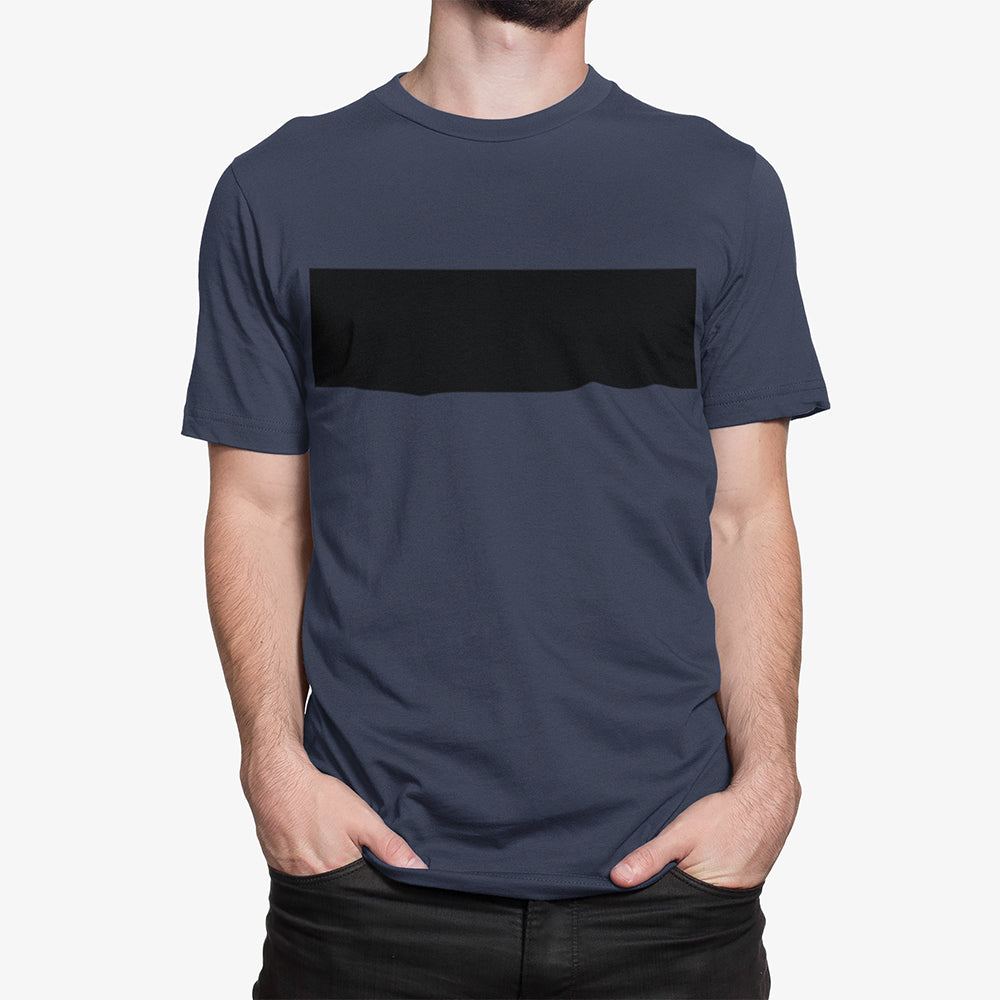 Black Colorblock T-Shirt