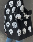 Halloween Print Knit Cardigan