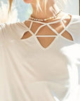 BiBi Silky Knit Top with Front Details