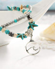 Ocean Theme Double Layer Anklet