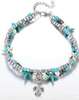 Ocean Theme Double Layer Anklet